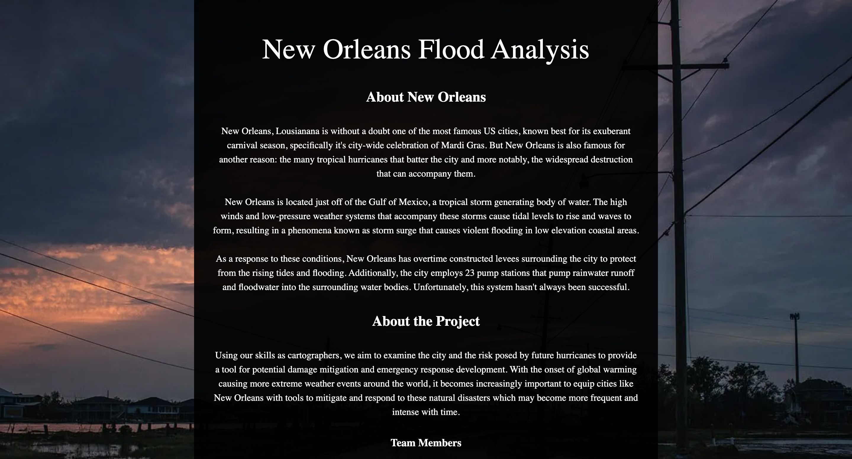 BayouWaters Website